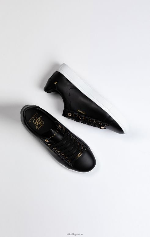 SikSilk μαύρο κλασικό γυμναστήριο με μεταλλικούς κρίκους άνδρες είδη υπόδησης 48N8Z10