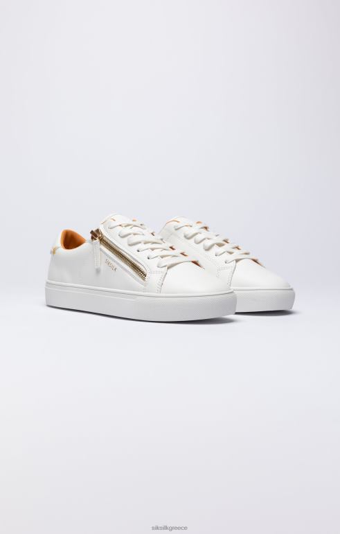 SikSilk λευκό κλασικό γυμναστήριο με λειτουργικό φερμουάρ άνδρες είδη υπόδησης 48N8Z12