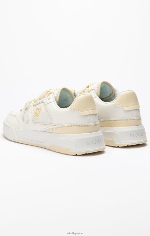 SikSilk εκρού χαμηλός κορυφαίος προπονητής γηπέδου άνδρες είδη υπόδησης 48N8Z13