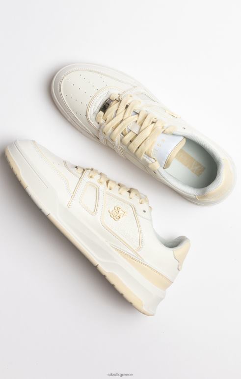 SikSilk εκρού χαμηλός κορυφαίος προπονητής γηπέδου άνδρες είδη υπόδησης 48N8Z13