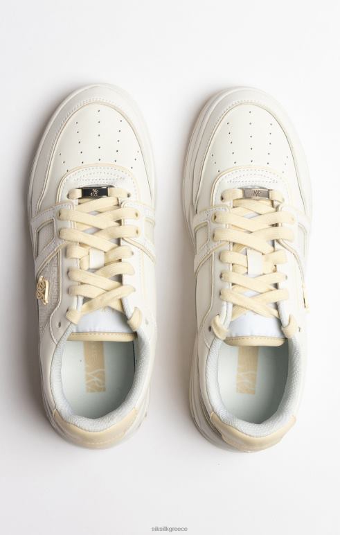 SikSilk εκρού χαμηλός κορυφαίος προπονητής γηπέδου άνδρες είδη υπόδησης 48N8Z13