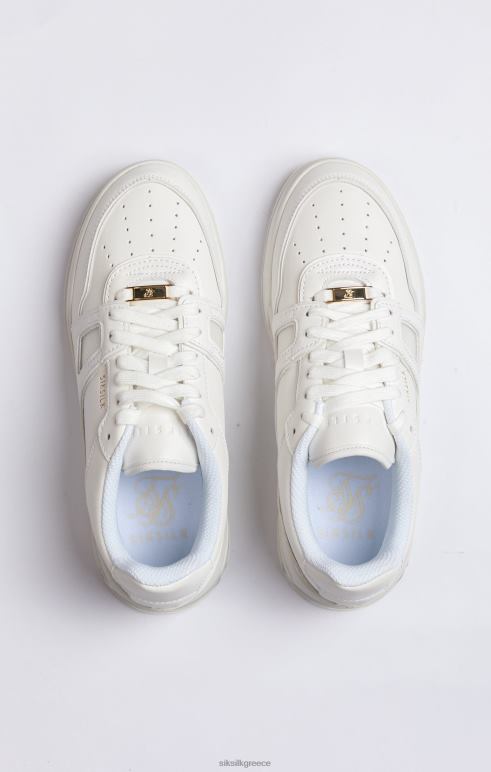 SikSilk λευκός προπονητής γηπέδου χαμηλού επιπέδου άνδρες είδη υπόδησης 48N8Z14