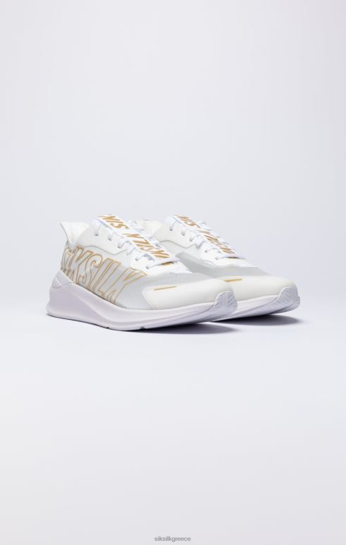 SikSilk λευκό μακό προπονητής τρεξίματος απόδοσης άνδρες είδη υπόδησης 48N8Z20