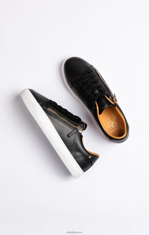 SikSilk μαύρο κλασικό γυμναστήριο με λειτουργικό φερμουάρ άνδρες είδη υπόδησης 48N8Z5