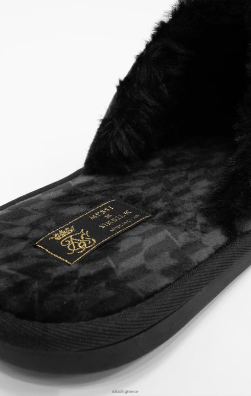 SikSilk x μαύρες παντόφλες messi άνδρες είδη υπόδησης 48N8Z23