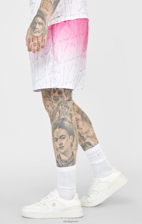 SikSilk ροζ λογότυπο ξεθωριάσει κολύμπι σύντομη άνδρες ενδύματα 48N8Z614