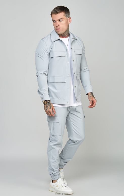 SikSilk γκρι τζόγκερ φορτίου χρησιμότητας άνδρες ενδύματα 48N8Z510