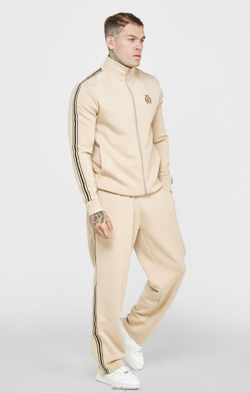 SikSilk εκρού φαρδύ παντελόνι άνδρες ενδύματα 48N8Z528