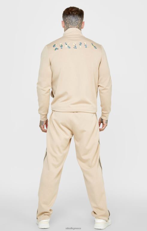 SikSilk εκρού φαρδύ παντελόνι άνδρες ενδύματα 48N8Z528