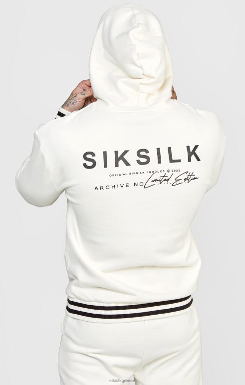 SikSilk εκρού jogger με λωρίδα μέσης άνδρες ενδύματα 48N8Z519