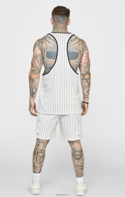 SikSilk εκρού επετείου μπάσκετ φορτίου σύντομη άνδρες ενδύματα 48N8Z568