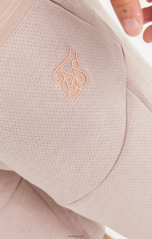 SikSilk ροζ πλυμένο ανάγλυφο κοντό άνδρες ενδύματα 48N8Z572