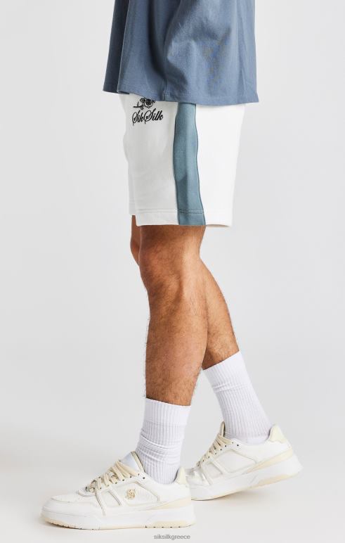 SikSilk λευκό τριαντάφυλλο κέντημα κοντό άνδρες ενδύματα 48N8Z584