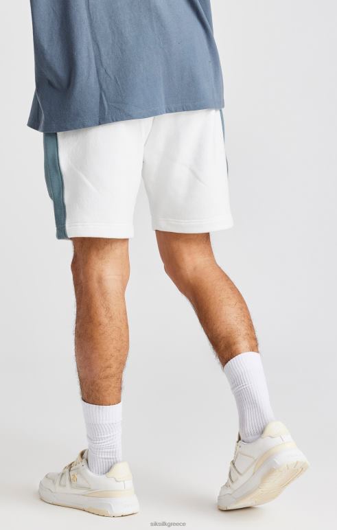 SikSilk λευκό τριαντάφυλλο κέντημα κοντό άνδρες ενδύματα 48N8Z584