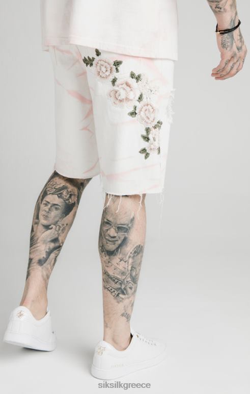 SikSilk τζιν κοντό ροζ χαλαρή εφαρμογή άνδρες ενδύματα 48N8Z595