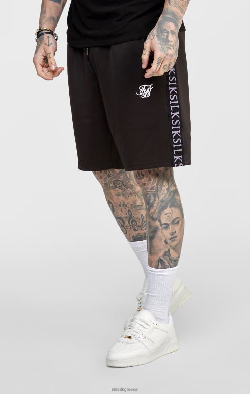 SikSilk μαύρη ταινία κοντό άνδρες ενδύματα 48N8Z611