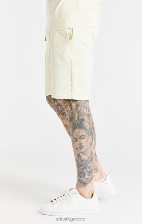 SikSilk εκρού έξυπνος κοντός άνδρες ενδύματα 48N8Z613