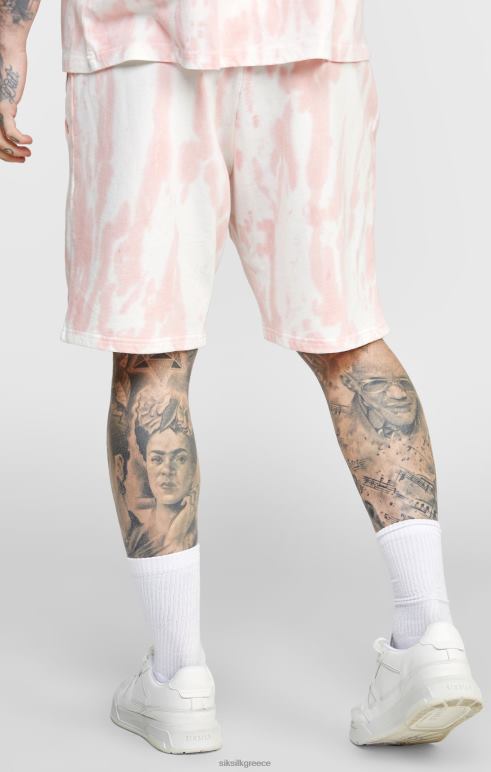 SikSilk ροζ γραβάτα βαφή jogger κοντά άνδρες ενδύματα 48N8Z574