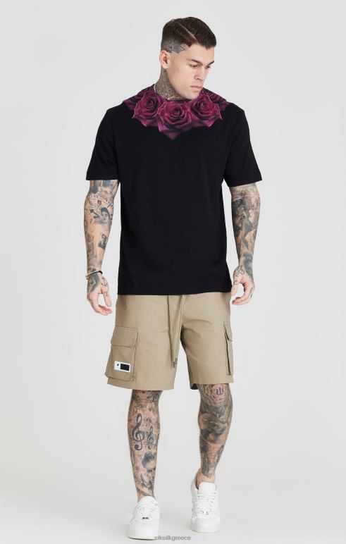 SikSilk μπεζ ripstop φορτίο κοντό άνδρες ενδύματα 48N8Z578