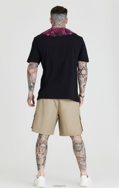 SikSilk μπεζ ripstop φορτίο κοντό άνδρες ενδύματα 48N8Z578