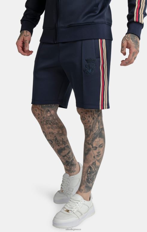SikSilk x messi navy χαλαρή εφαρμογή κοντά άνδρες ενδύματα 48N8Z603