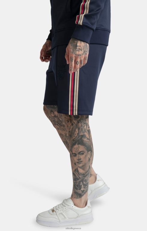 SikSilk x messi navy χαλαρή εφαρμογή κοντά άνδρες ενδύματα 48N8Z603