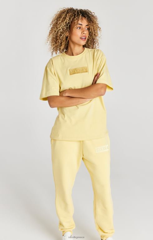 SikSilk κίτρινη χαλαρή εφαρμογή με χειροπέδες τζόγκερ άνδρες ενδύματα 48N8Z540