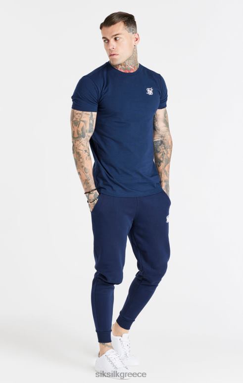 SikSilk ναυτικό απαραίτητο εφαρμοστό jogger άνδρες ενδύματα 48N8Z539