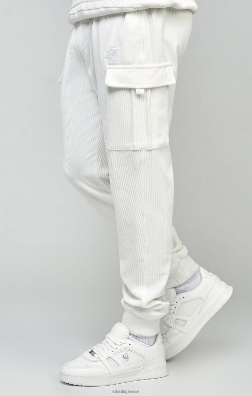 SikSilk εκρού κοτλέ φορτηγά joggers άνδρες ενδύματα 48N8Z530