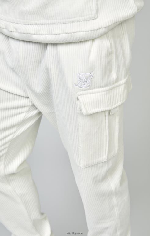 SikSilk εκρού κοτλέ φορτηγά joggers άνδρες ενδύματα 48N8Z530