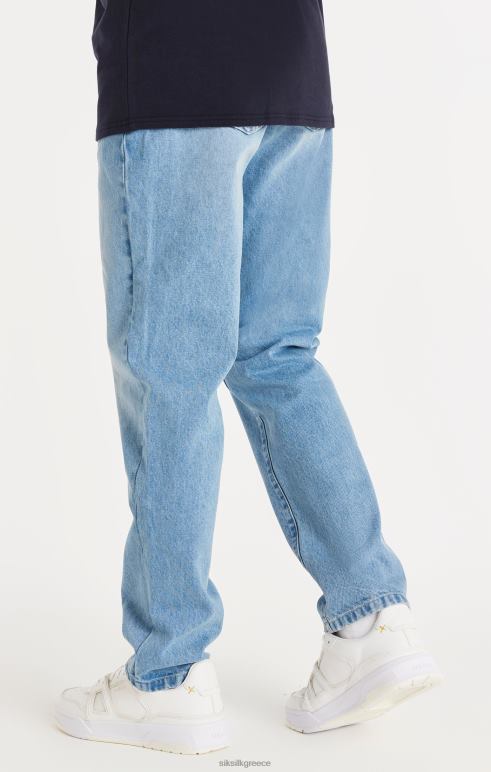 SikSilk τζιν σε ίσιο μπλε χρώμα άνδρες ενδύματα 48N8Z548