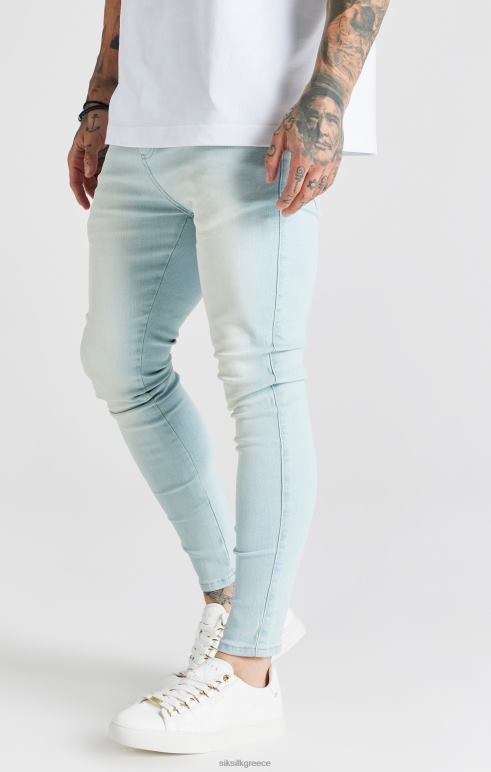 SikSilk γαλάζιο απαραίτητο skinny jean άνδρες ενδύματα 48N8Z552