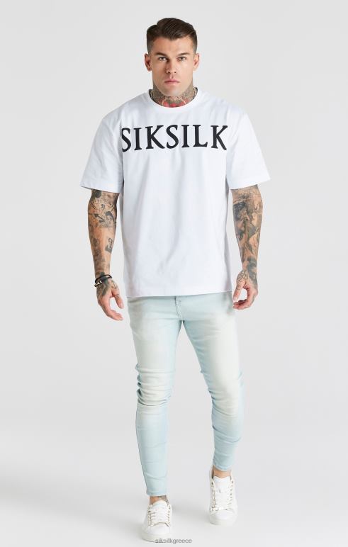 SikSilk γαλάζιο απαραίτητο skinny jean άνδρες ενδύματα 48N8Z552