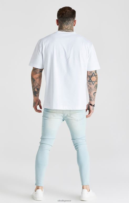 SikSilk γαλάζιο απαραίτητο skinny jean άνδρες ενδύματα 48N8Z552