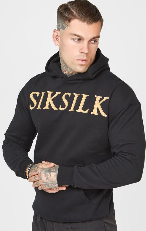 SikSilk χρυσό απλικέ κουκούλα άνδρες ενδύματα 48N8Z436