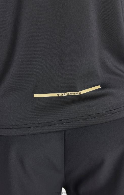 SikSilk μαύρο αθλητικό φερμουάρ άνδρες ενδύματα 48N8Z449