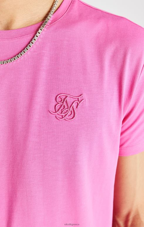 SikSilk ροζ μπλουζάκι με κοντομάνικο φόρεμα άνδρες ενδύματα 48N8Z395