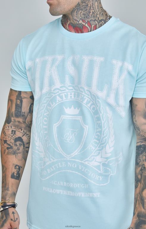 SikSilk μπλουζάκι με μπλουζάκι με μπλουζάκι άνδρες ενδύματα 48N8Z396