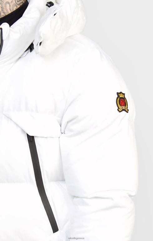 SikSilk λευκό παλτό μάνατζερ άνδρες ενδύματα 48N8Z488