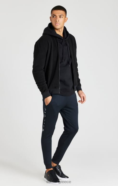 SikSilk μαύρο αντανακλαστικό bomber jacket άνδρες ενδύματα 48N8Z475
