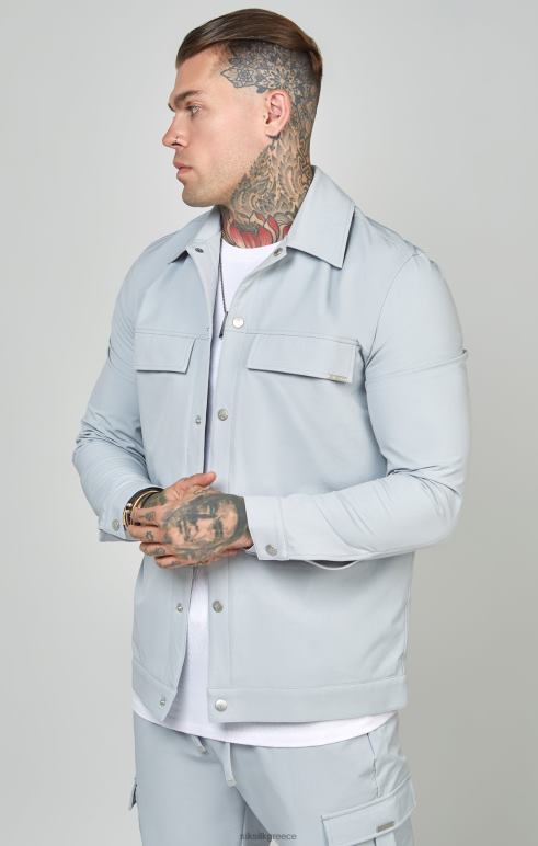 SikSilk γκρι χρηστικό μπλουζάκι άνδρες ενδύματα 48N8Z462